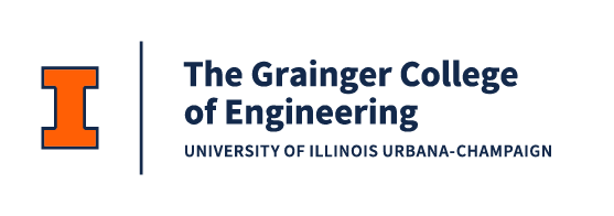 The Grainger College of Engineering wordmark in dark blue with an orange Block I